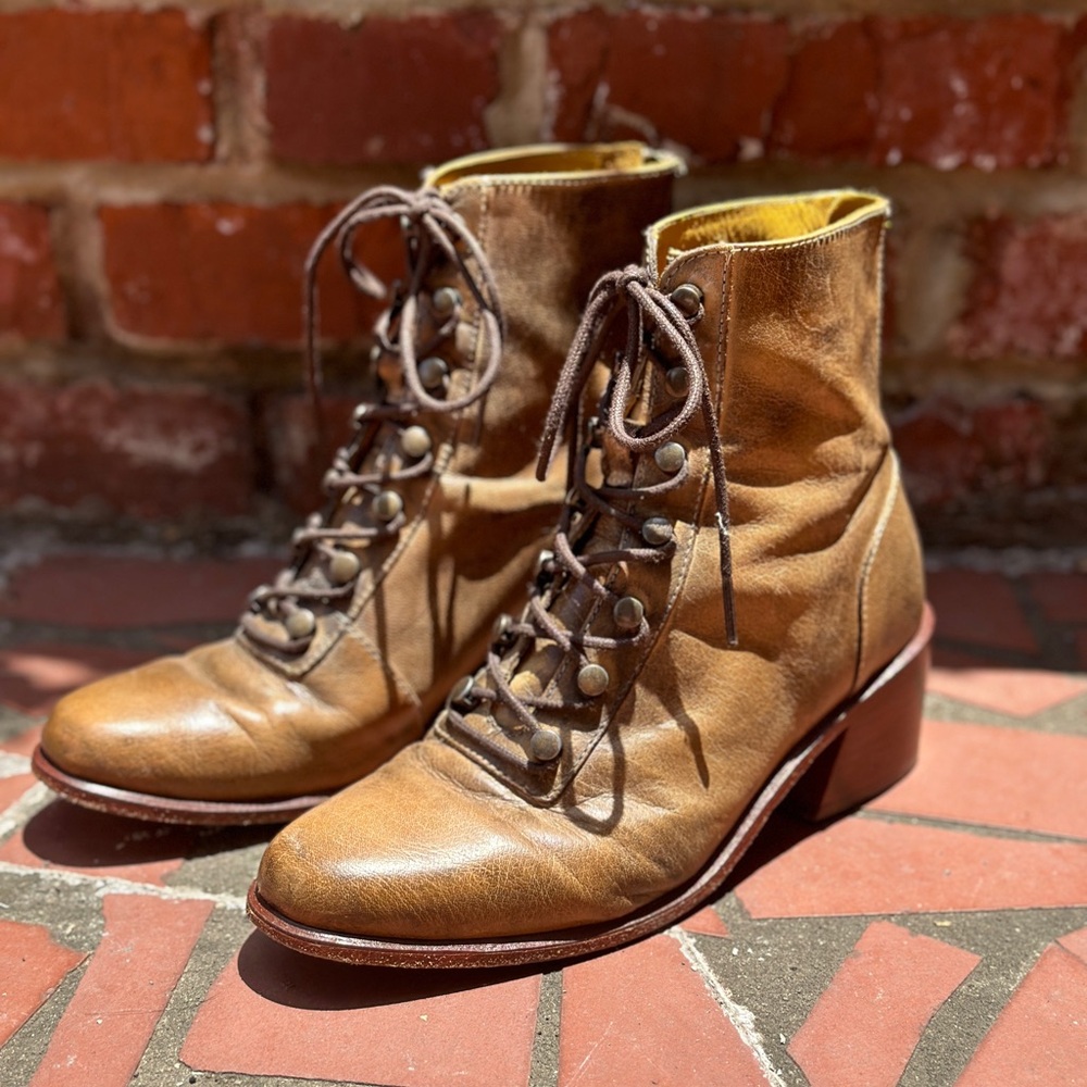 Free People Lace Up Combat Boot